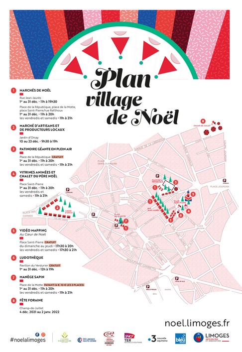 Plan de Noël à Limoges